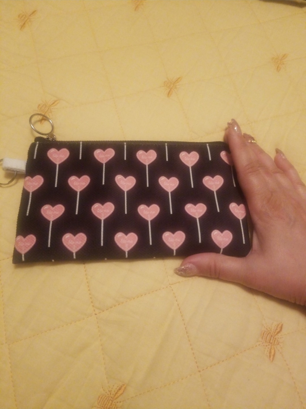 NEW,  HEART LOLLIPOP MAKEUP POUCH~ RARE!